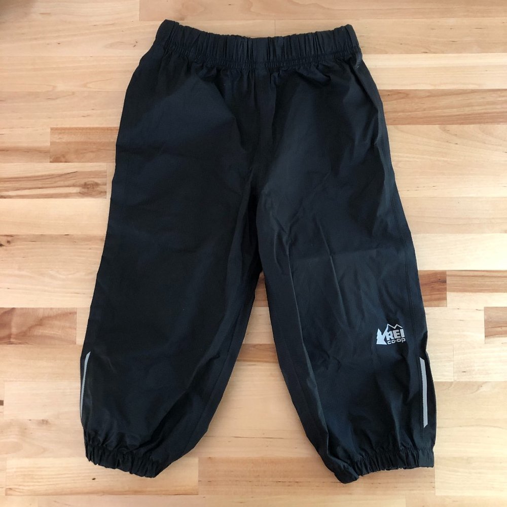 REI Toddler Rain Pants 2T Black